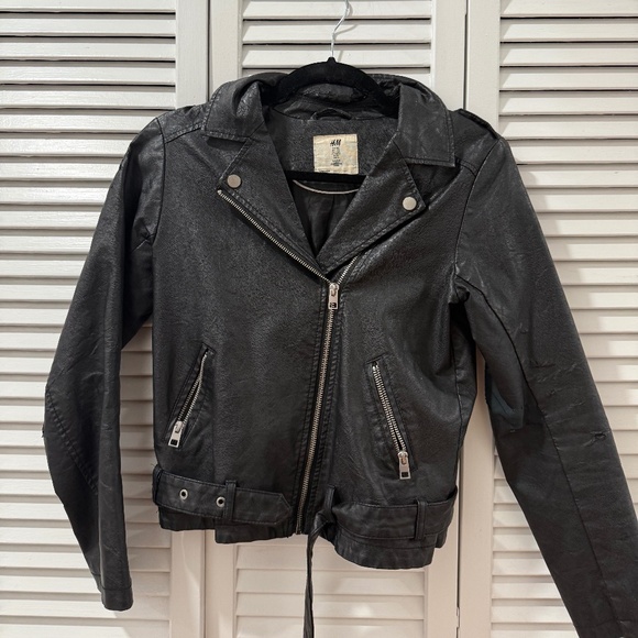 H&M Leather Jacket (KIDS) - Picture 1 of 3